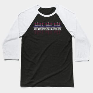 Music Equalizer Bars - Androgynous Baseball T-Shirt